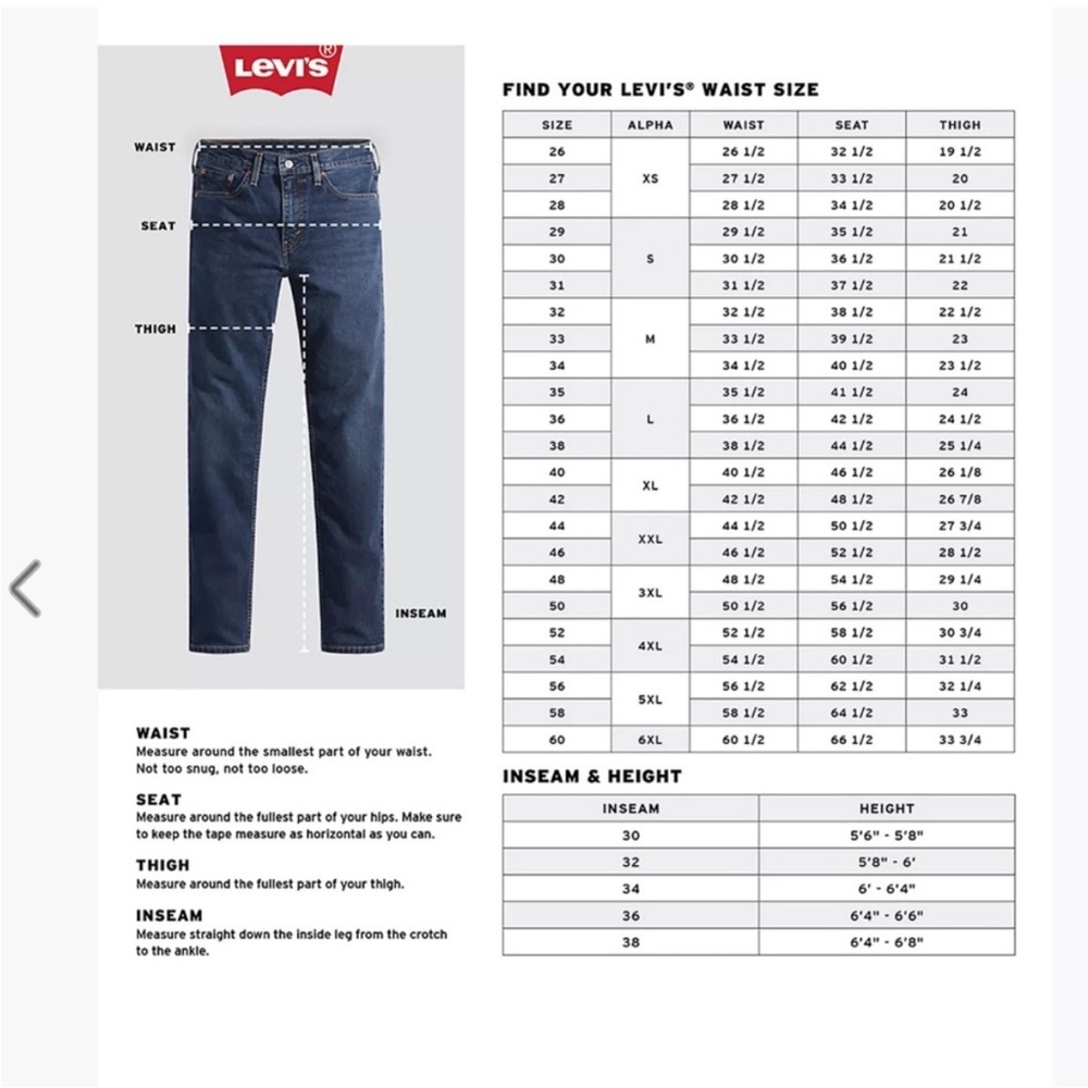 Men’s Levi’s Jeans